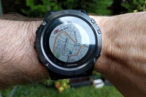 Map happy: the Garmin Fenix 5X in action