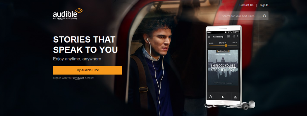huge savings on Audible books