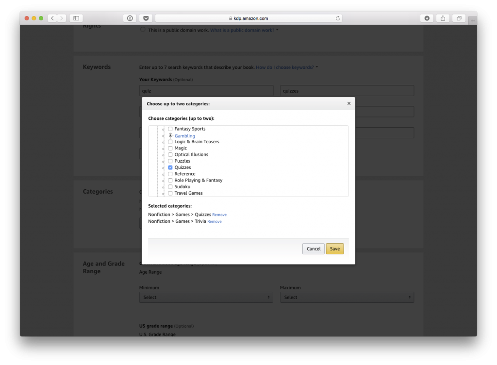 publish a Kindle eBook