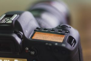 ISO button on camera