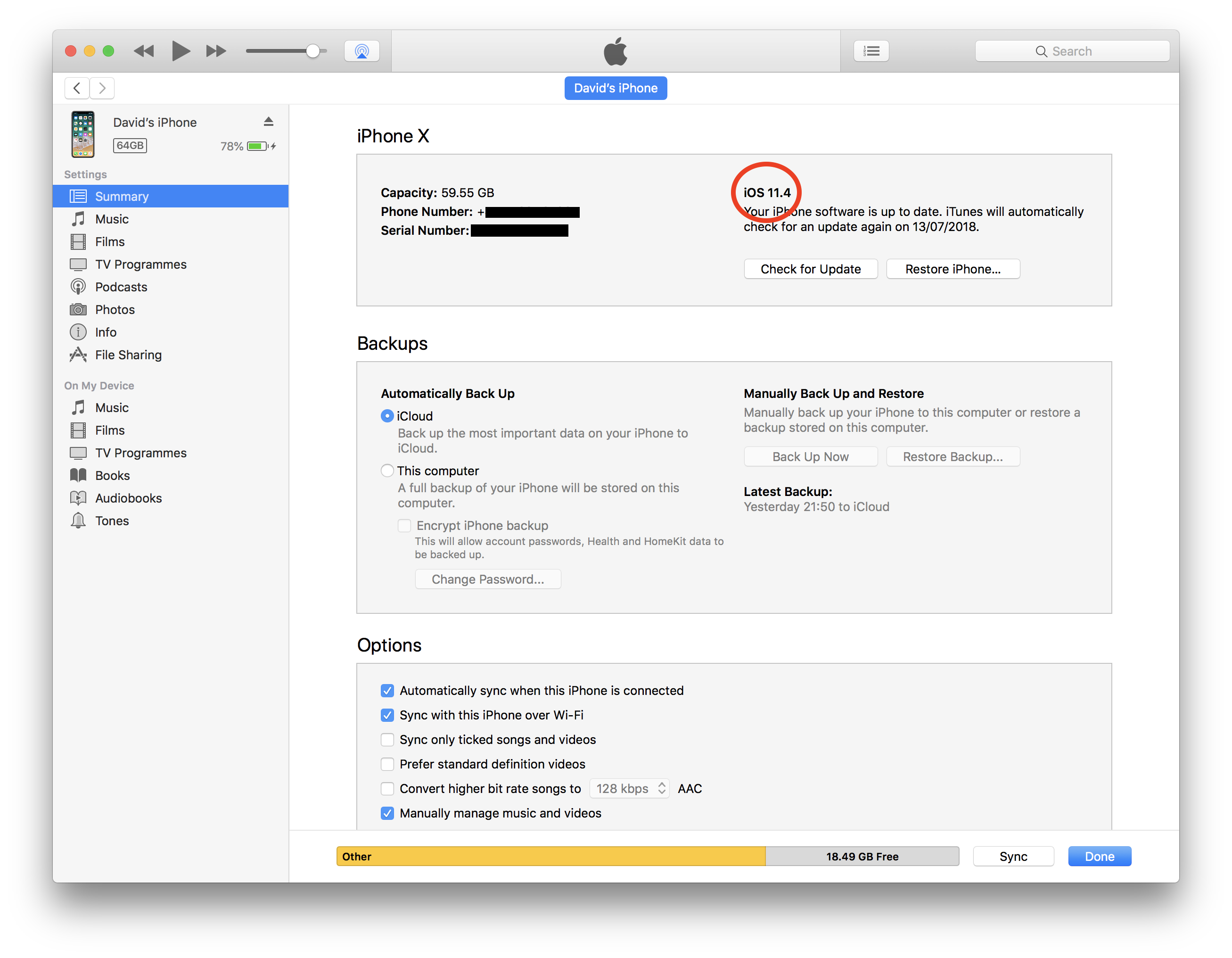 which version of ios