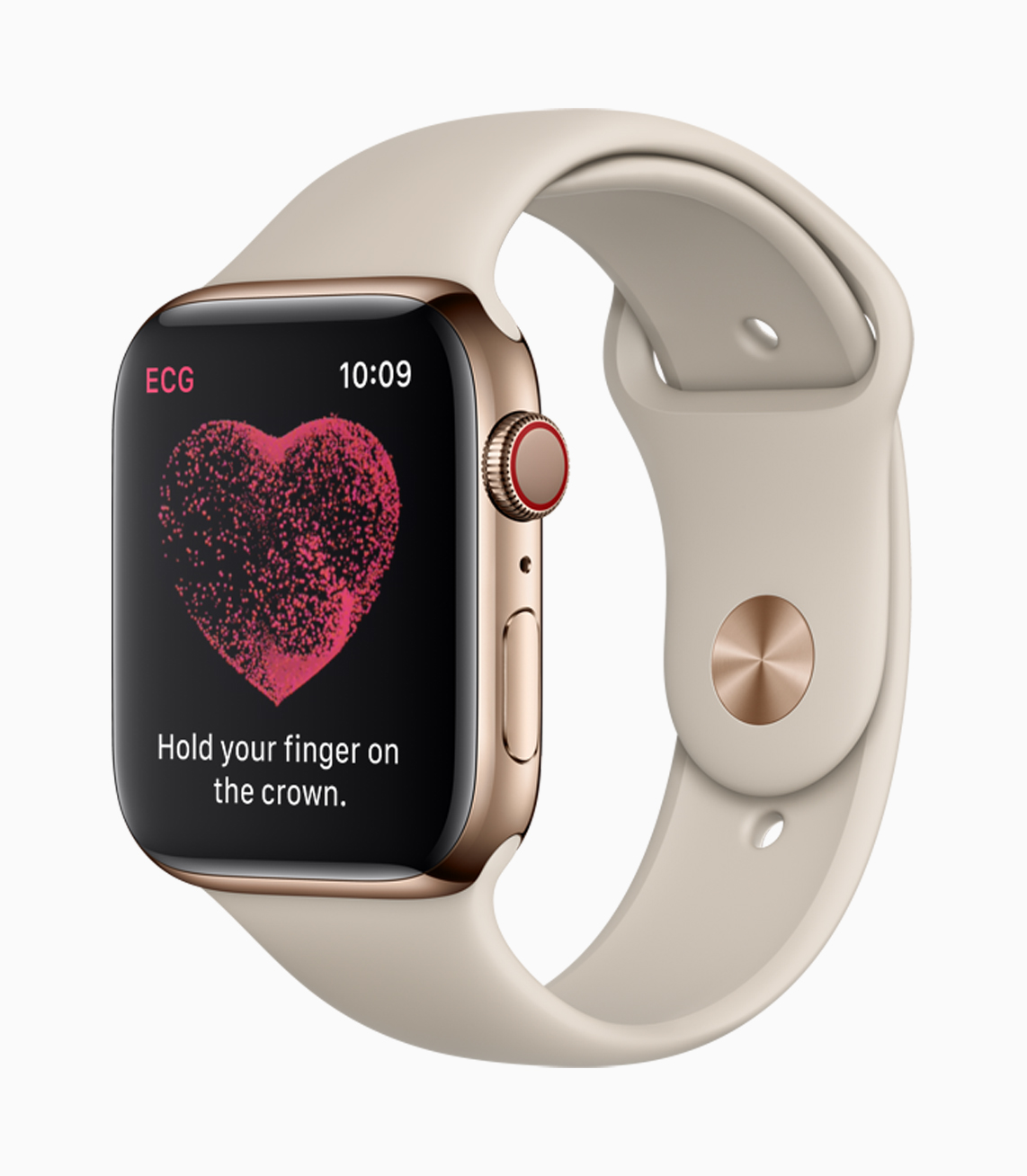 Apple Series Watch 4 ECG in caction