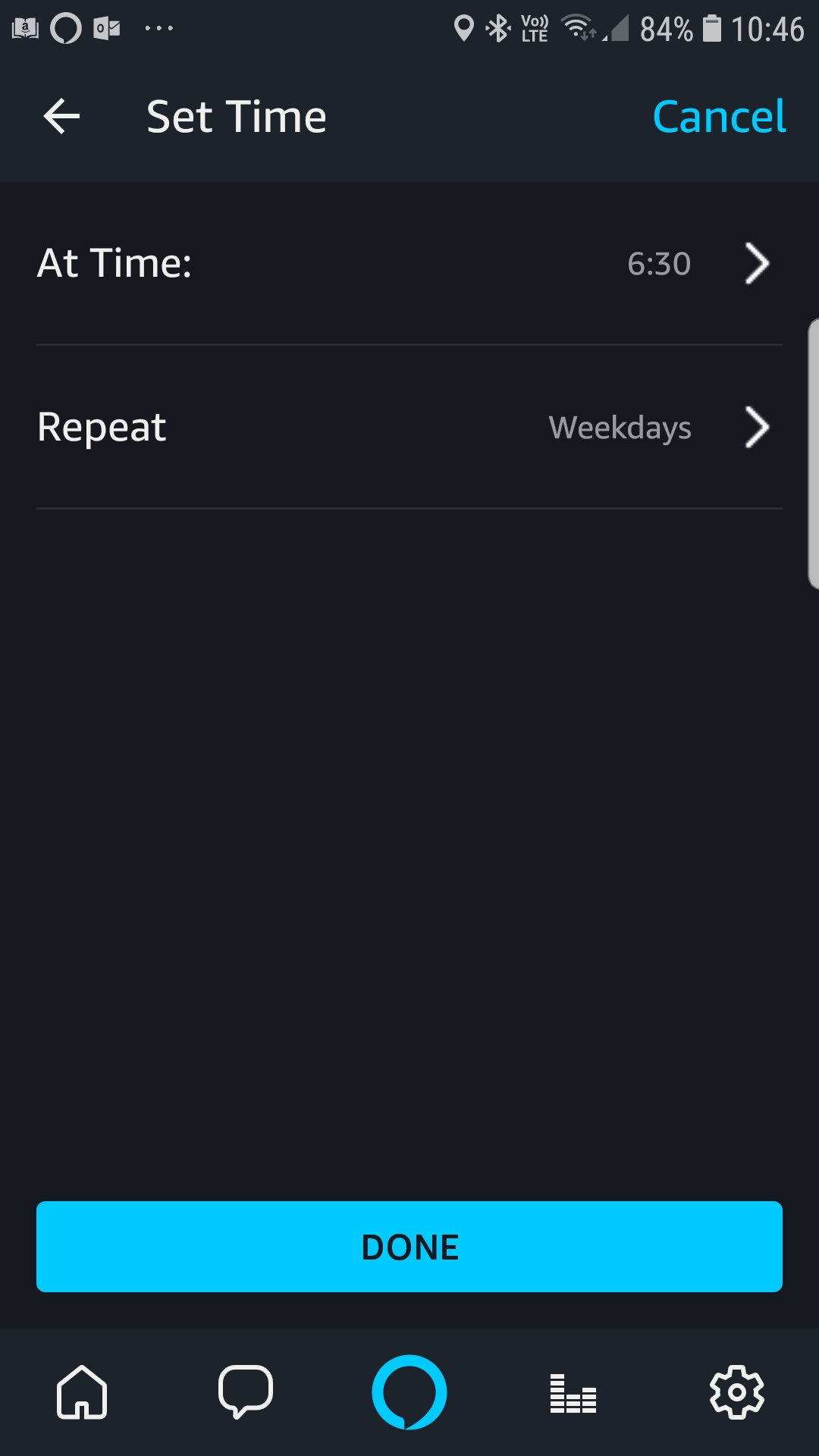 Alexa Routines 