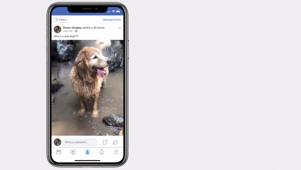 Create a 3D Facebook photo