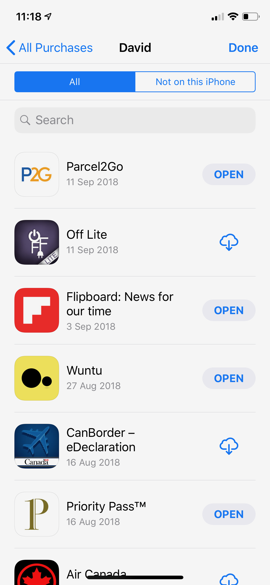 find ios app purchases
