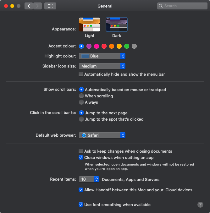 What is macOS Dark Mode?