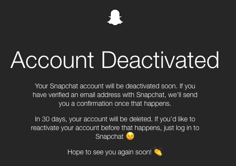 Delete Snapchat