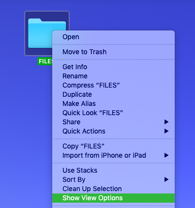 Make Mac icons bigger on Desktop