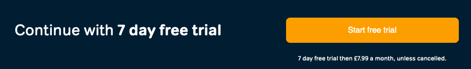 NOW TV free trial