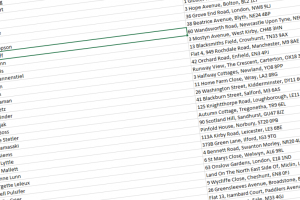 separate first and last name in Excel