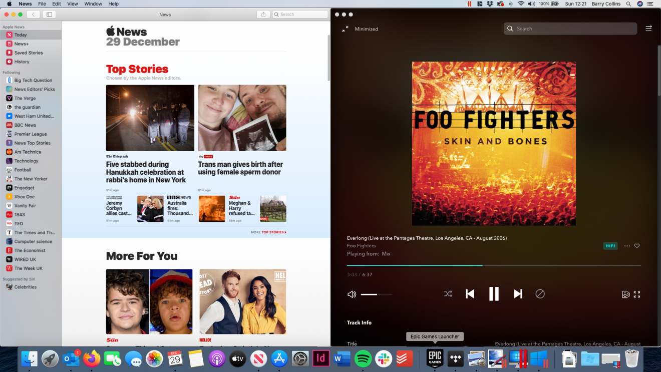 snap windows on a Mac