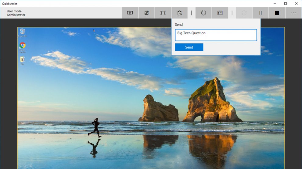 Quick Assist on Windows 10