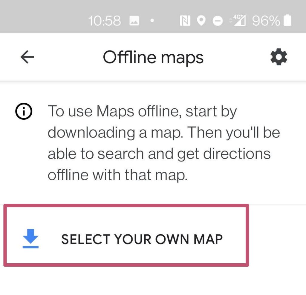 navigate google maps offline