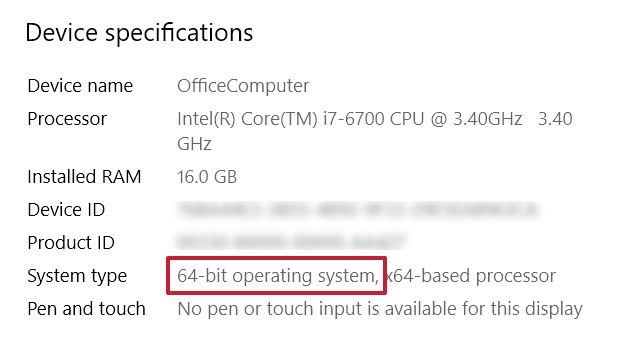 32 bit or 64 bit Windows?