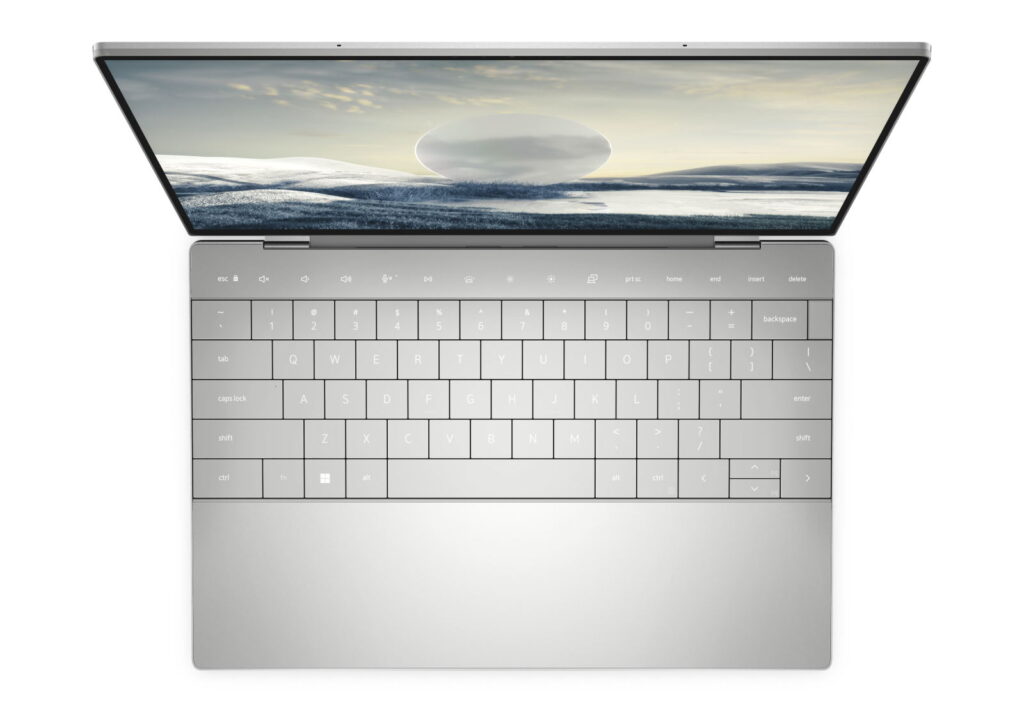 Dell XPS 13 Plus with capacitive buttons at the top