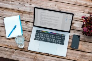 MacBook Pro on desk